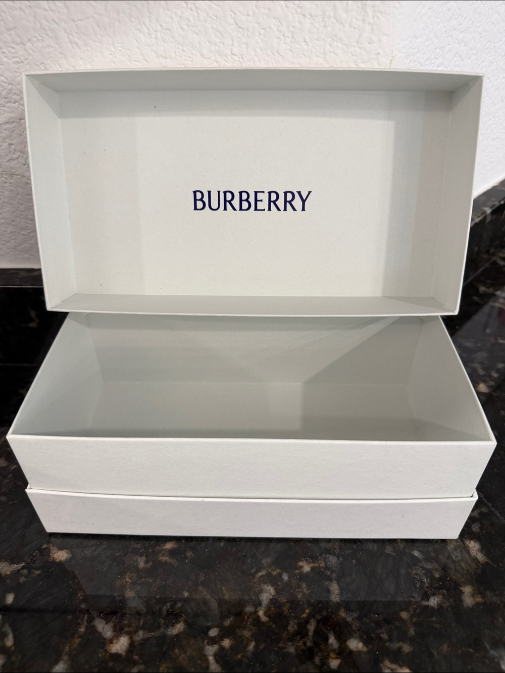 Burberry White and Navy Branded Box